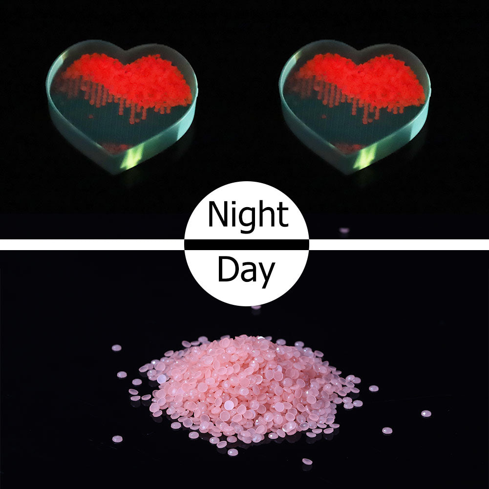 15g/Bag DIY Luminous Round Rhinestones Kit for Diamond Painting Accessories