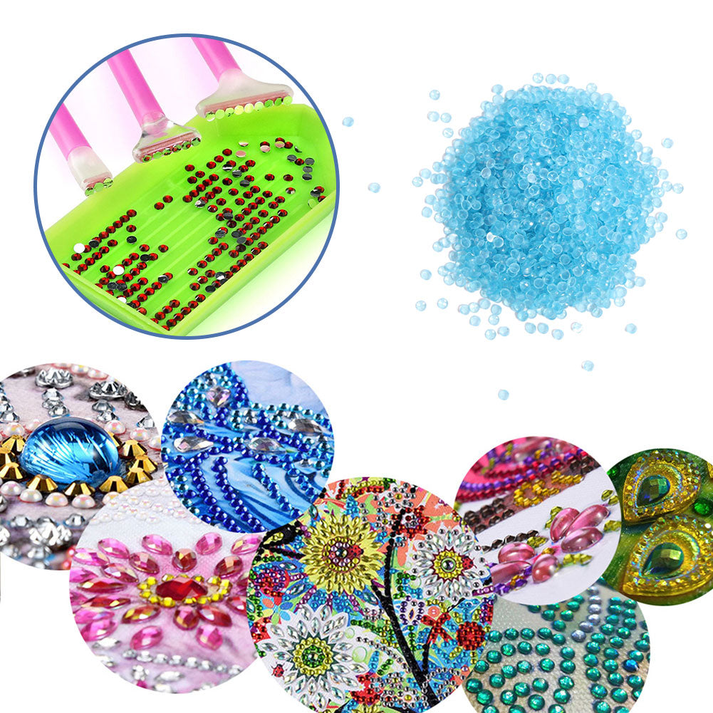 15g/Bag DIY Luminous Round Rhinestones Kit for Diamond Painting Accessories