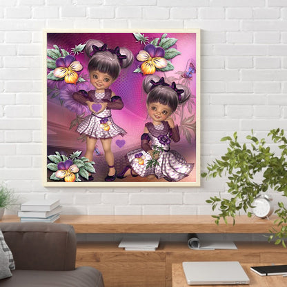 Doll - Full Round Drill Diamond Painting 40*40CM