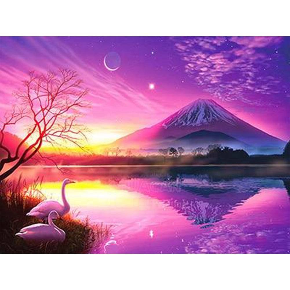 West Lake - Full Round Drill Diamond Painting 40*30CM