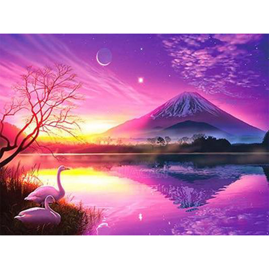 West Lake - Full Round Drill Diamond Painting 40*30CM