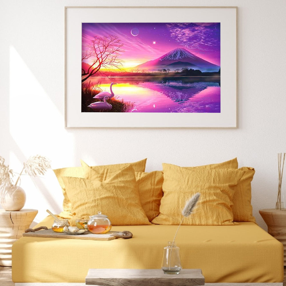 West Lake - Full Round Drill Diamond Painting 40*30CM