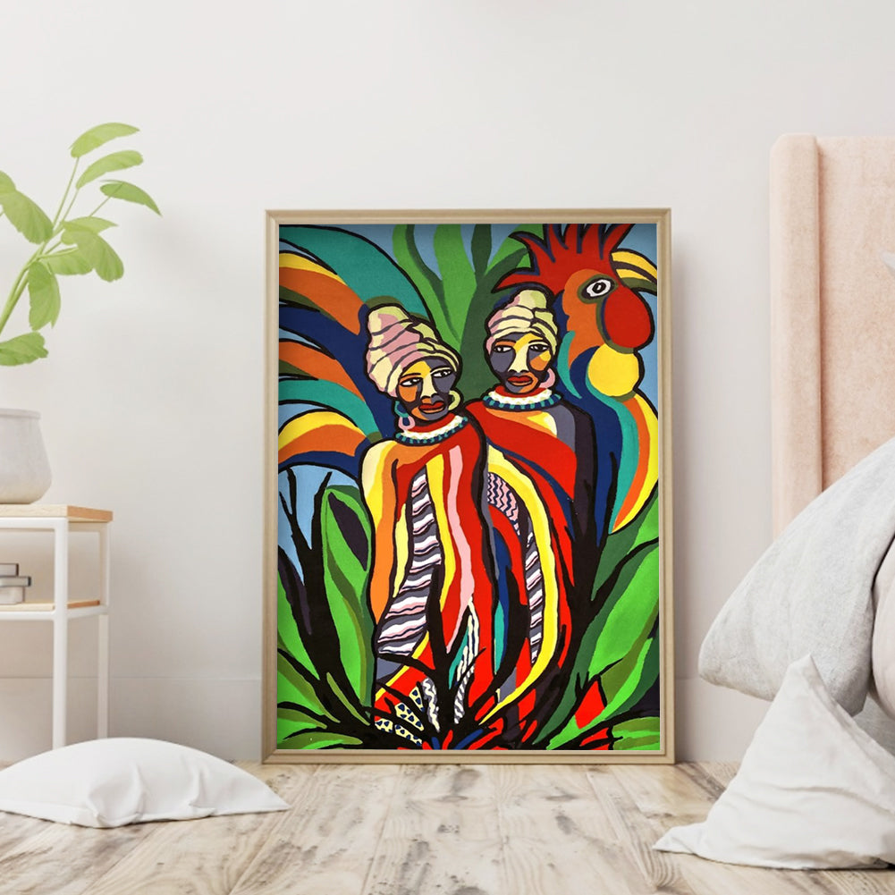 Man Chicken - Full Round Drill Diamond Painting 30*40CM