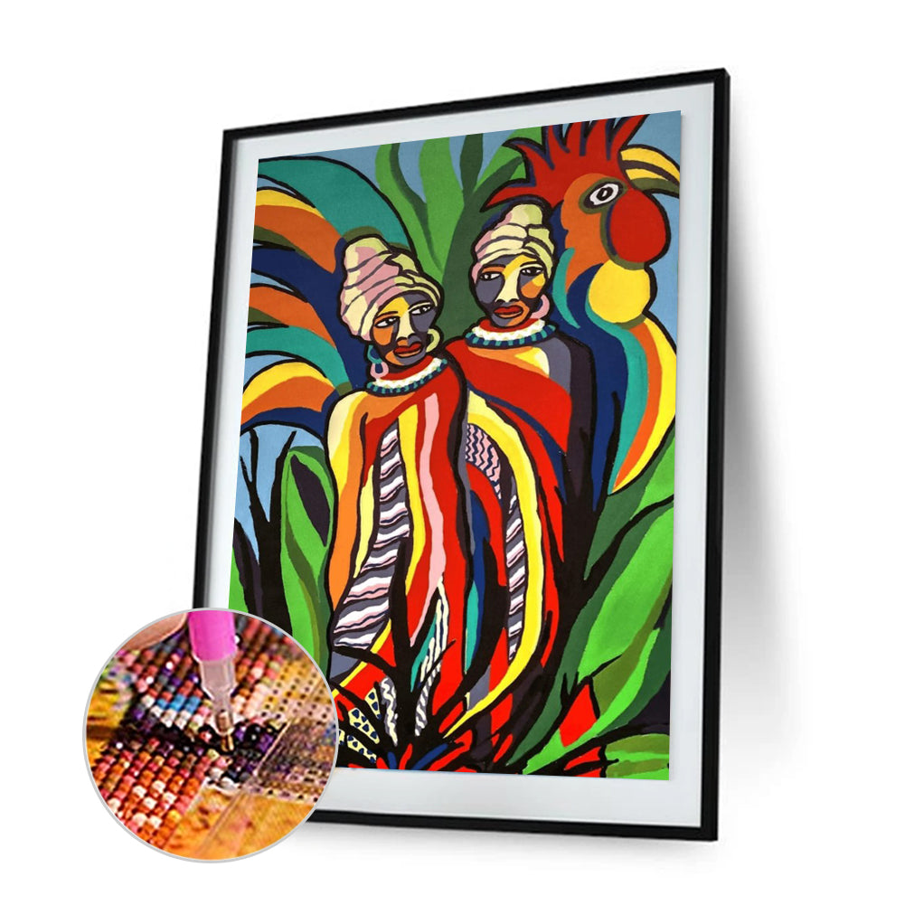 Man Chicken - Full Round Drill Diamond Painting 30*40CM