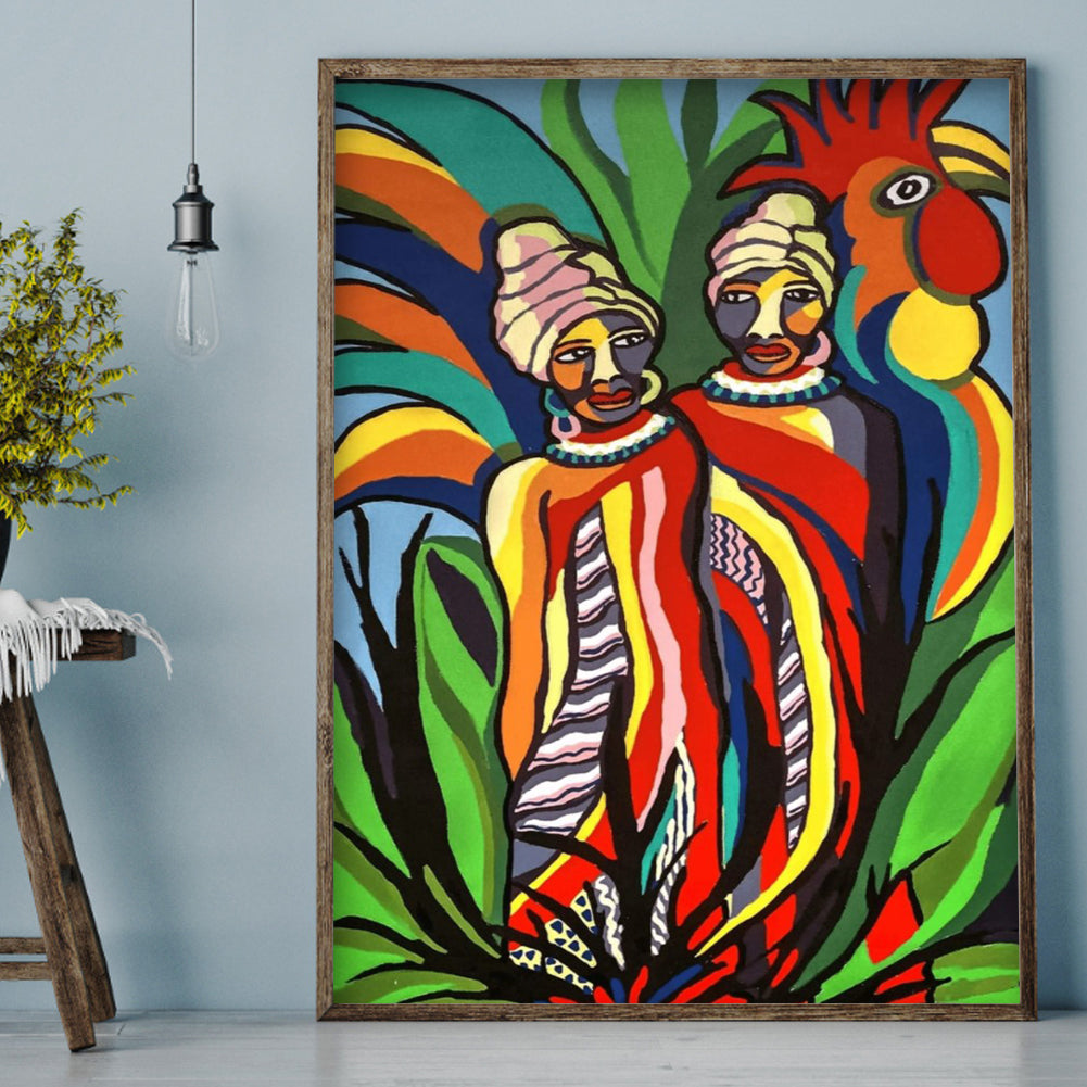 Man Chicken - Full Round Drill Diamond Painting 30*40CM