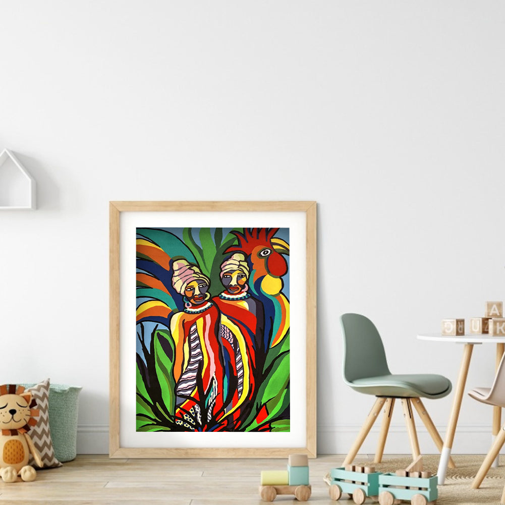 Man Chicken - Full Round Drill Diamond Painting 30*40CM