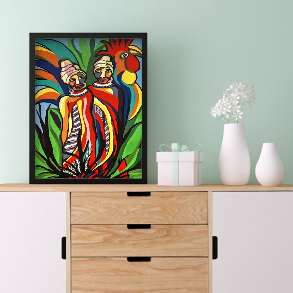 Man Chicken - Full Round Drill Diamond Painting 30*40CM