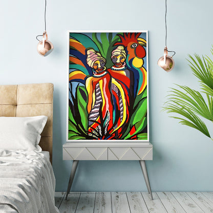 Man Chicken - Full Round Drill Diamond Painting 30*40CM