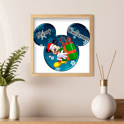 Cartoon Mouse - Full Round Drill Diamond Painting 30*30CM