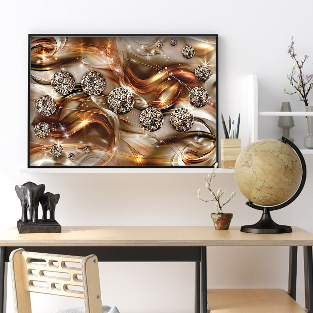 Flowing Gold - Full Round Drill Diamond Painting 40*30CM