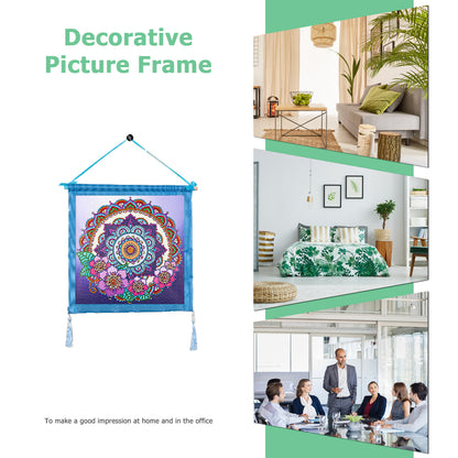 DIY Colorful Hanging Outer Frame for Diamond Painting Wall Art Framework