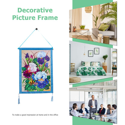 DIY Colorful Hanging Outer Frame for Diamond Painting Wall Art Framework