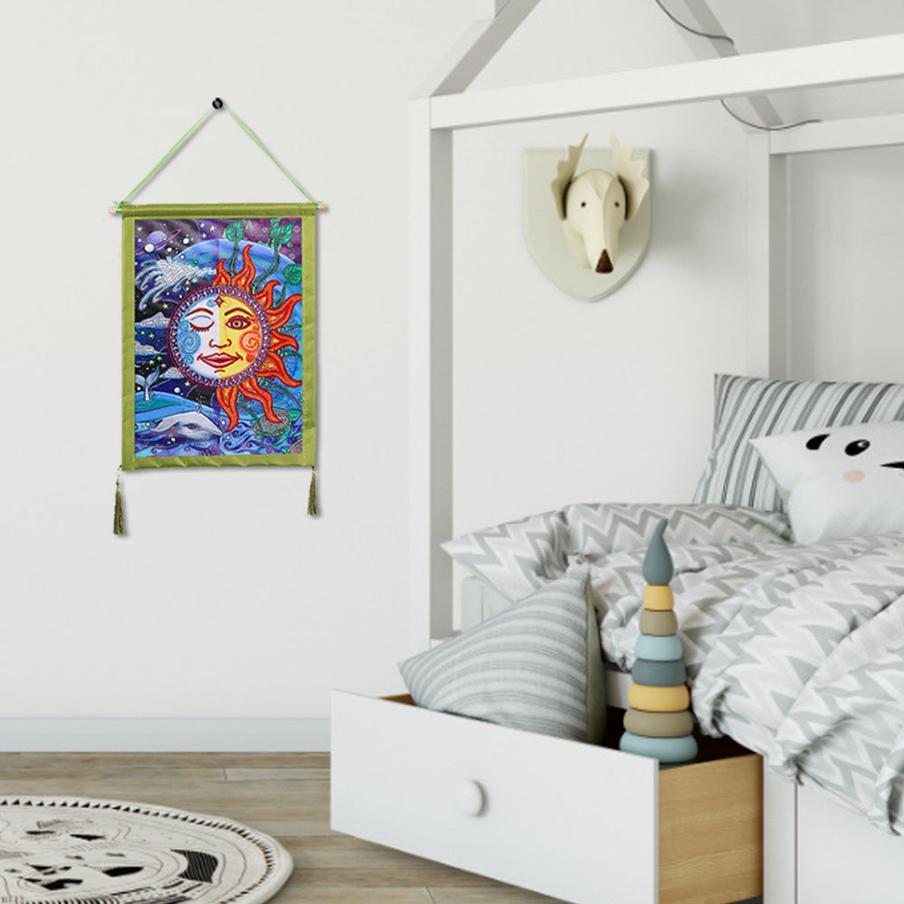 DIY Colorful Hanging Outer Frame for Diamond Painting Wall Art Framework