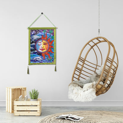 DIY Colorful Hanging Outer Frame for Diamond Painting Wall Art Framework