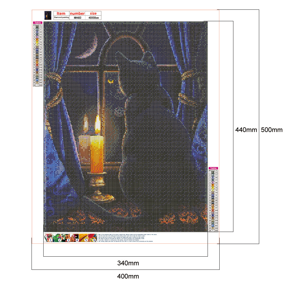 Black Cat - Full Round Drill Diamond Painting 40*50CM