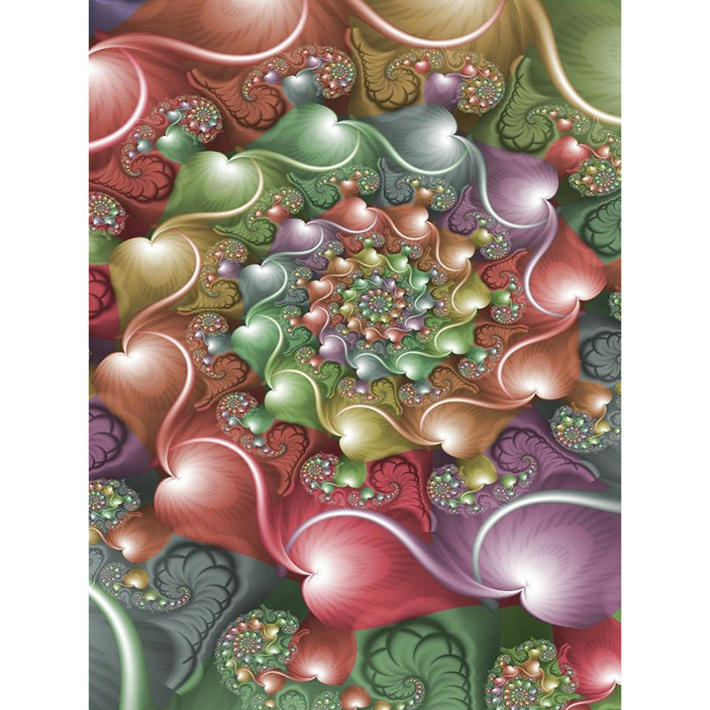 Abstract Pattern - Full Round Drill Diamond Painting 30*40CM