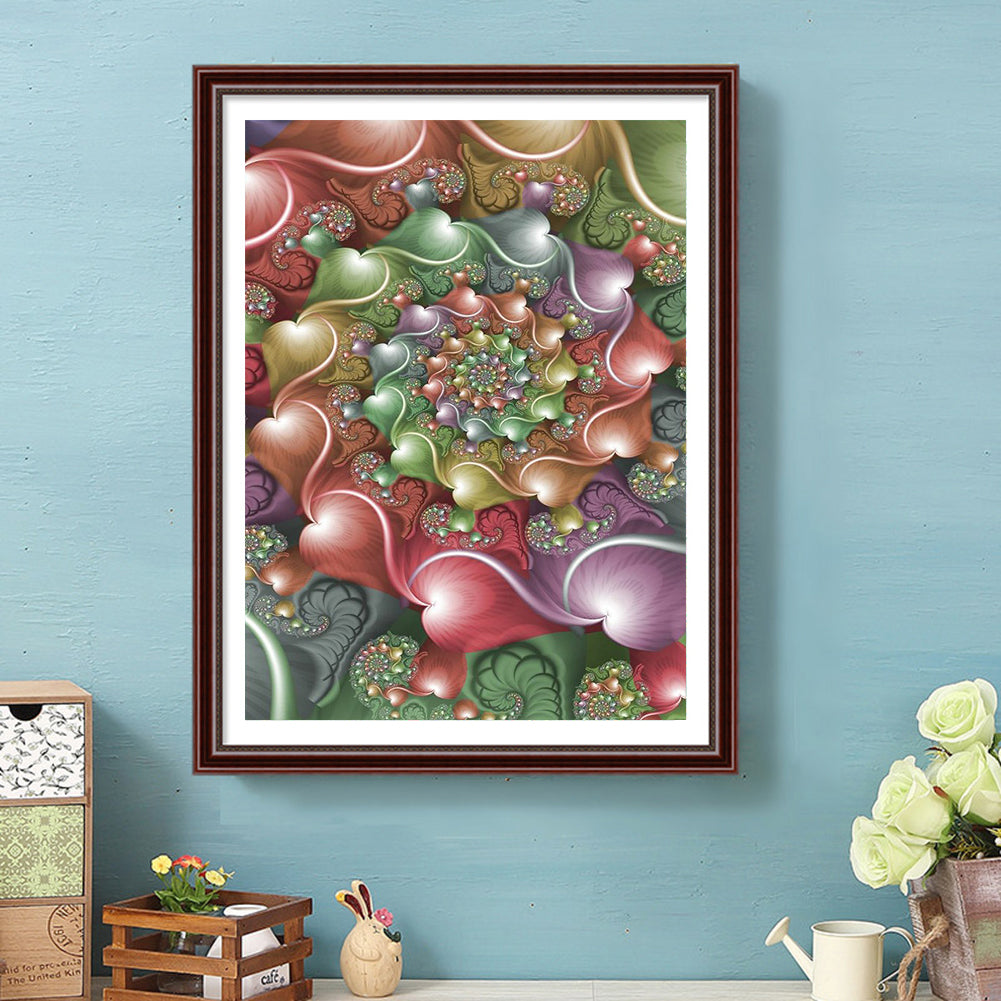Abstract Pattern - Full Round Drill Diamond Painting 30*40CM