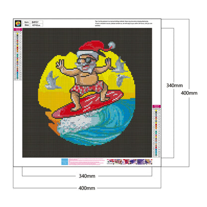 Santa Claus - Full Round Drill Diamond Painting 40*40CM