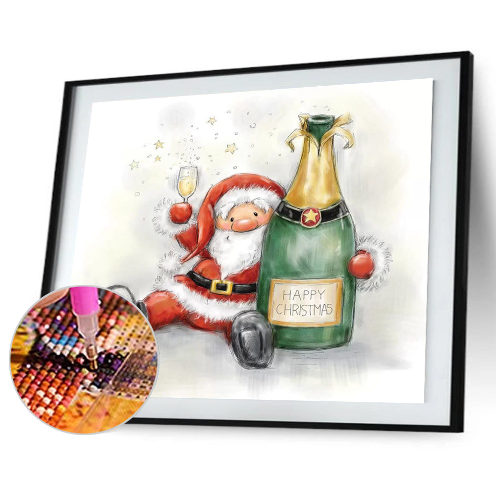 Santa Claus - Full Round Drill Diamond Painting 40*30CM