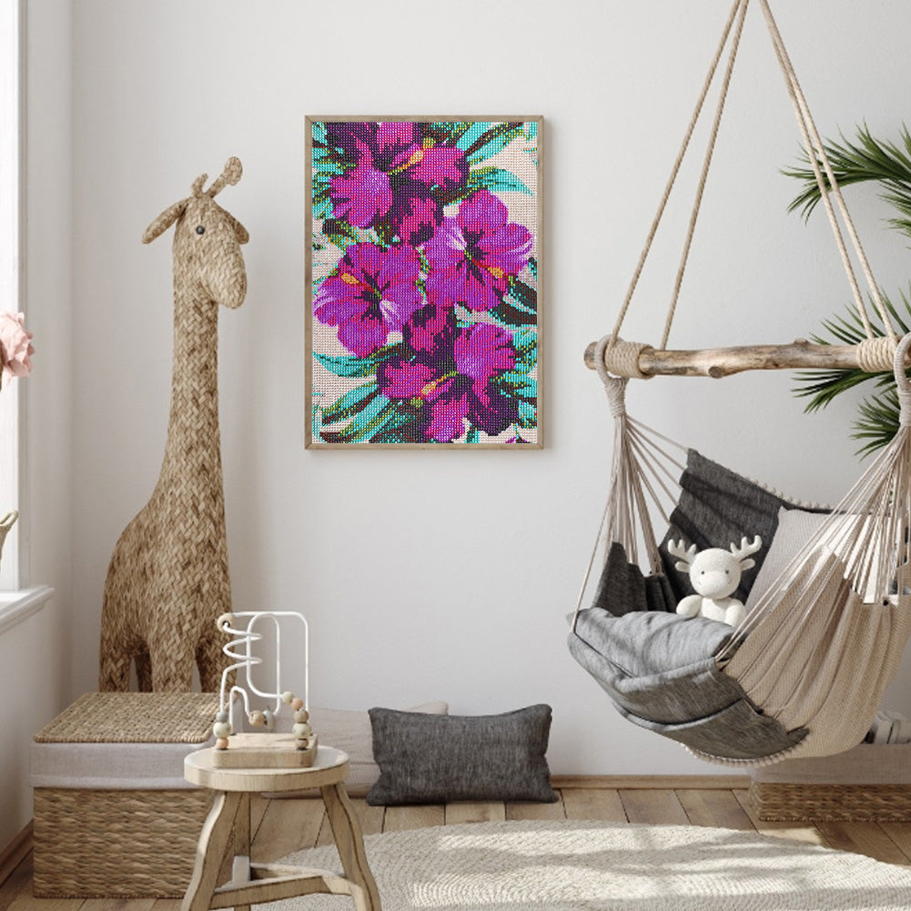 Flowers - Special Shaped Drill Diamond Paiting 30*40CM