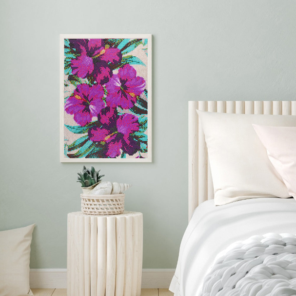 Flowers - Special Shaped Drill Diamond Paiting 30*40CM