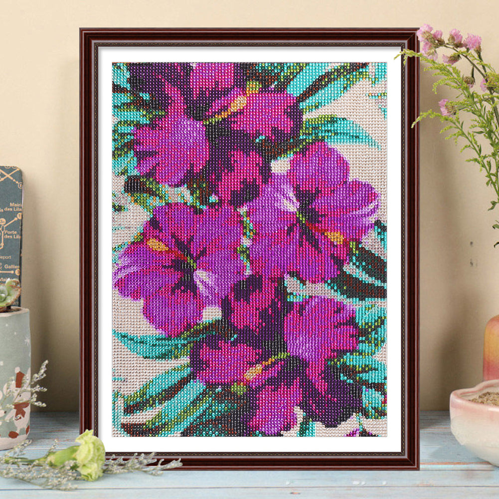Flowers - Special Shaped Drill Diamond Paiting 30*40CM