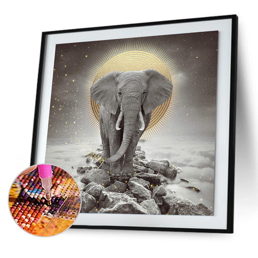 Elephant - Square Drill Diamond Painting 30*30CM