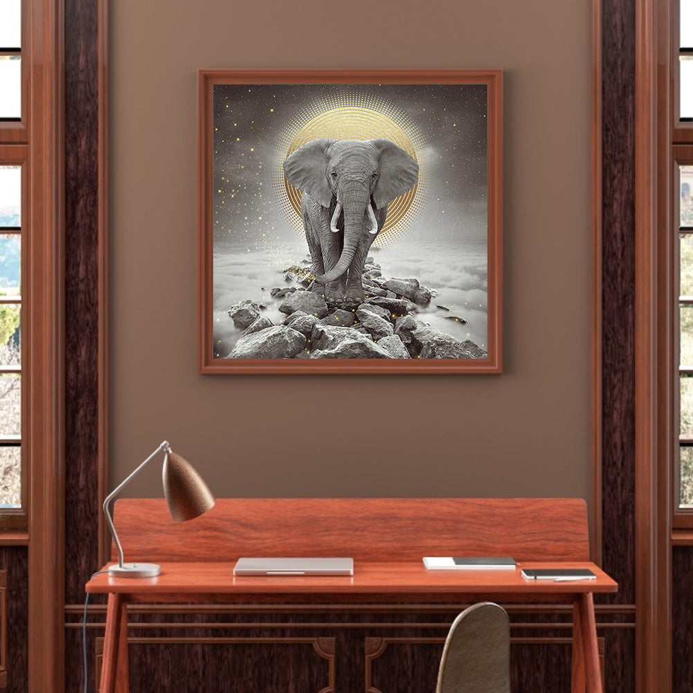 Elephant - Square Drill Diamond Painting 30*30CM