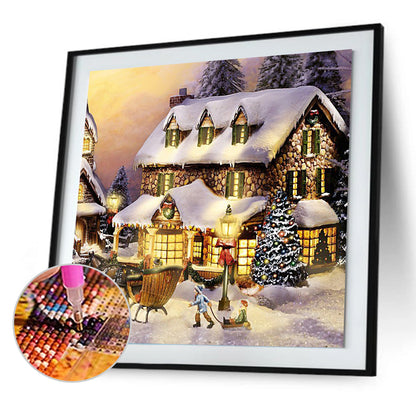 House Scenery - Full Round Drill Diamond Painting 40*40CM