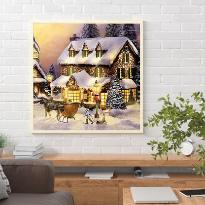 House Scenery - Full Round Drill Diamond Painting 40*40CM