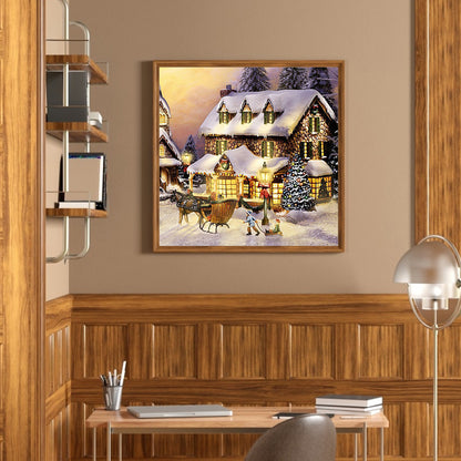 House Scenery - Full Round Drill Diamond Painting 40*40CM