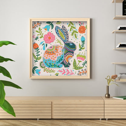Rabbit - Special Shaped Drill Diamond Paiting 30*30CM