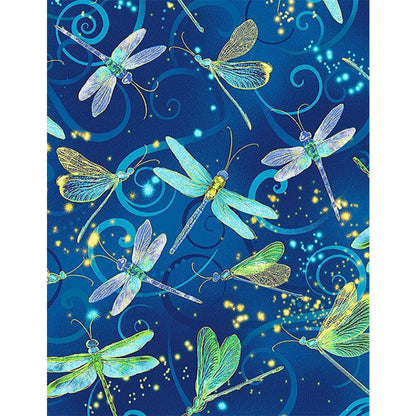 Dragonfly - Full Round Drill Diamond Painting 30*40CM