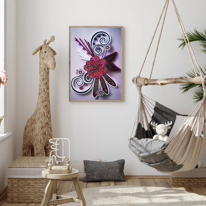Flowers - Special Shaped Drill Diamond Paiting 30*40CM