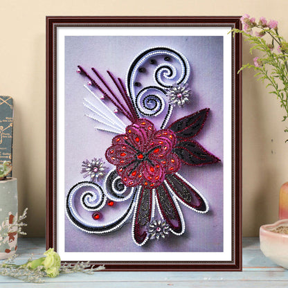 Flowers - Special Shaped Drill Diamond Paiting 30*40CM