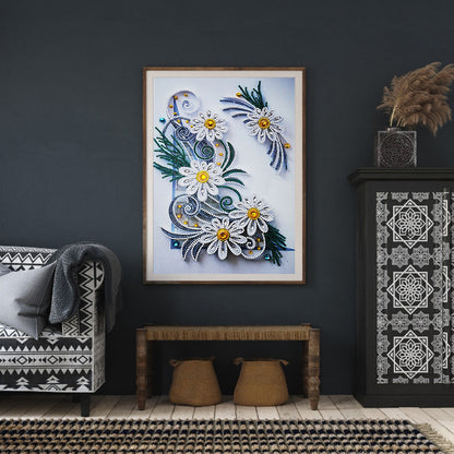 Flowers - Special Shaped Drill Diamond Paiting 30*40CM