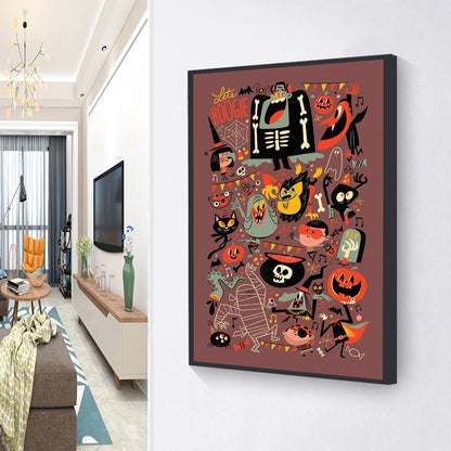 Halloween - Full Round Drill Diamond Painting 30*40CM