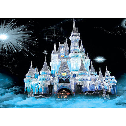 Ice Castle - Full Round Drill Diamond Painting 40*30CM