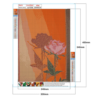 Silhouette - Full Round Drill Diamond Painting 30*40CM