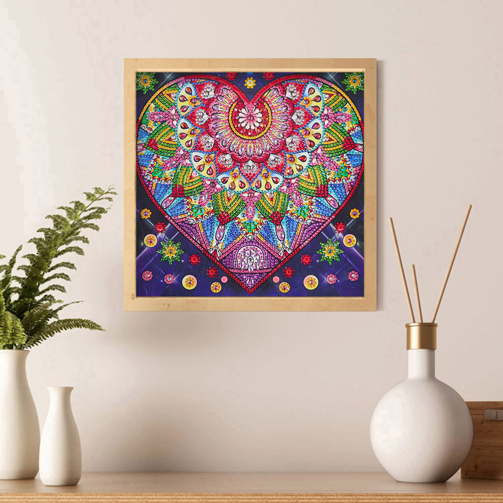 Heart - Special Shaped Drill Diamond Paiting 30*30CM