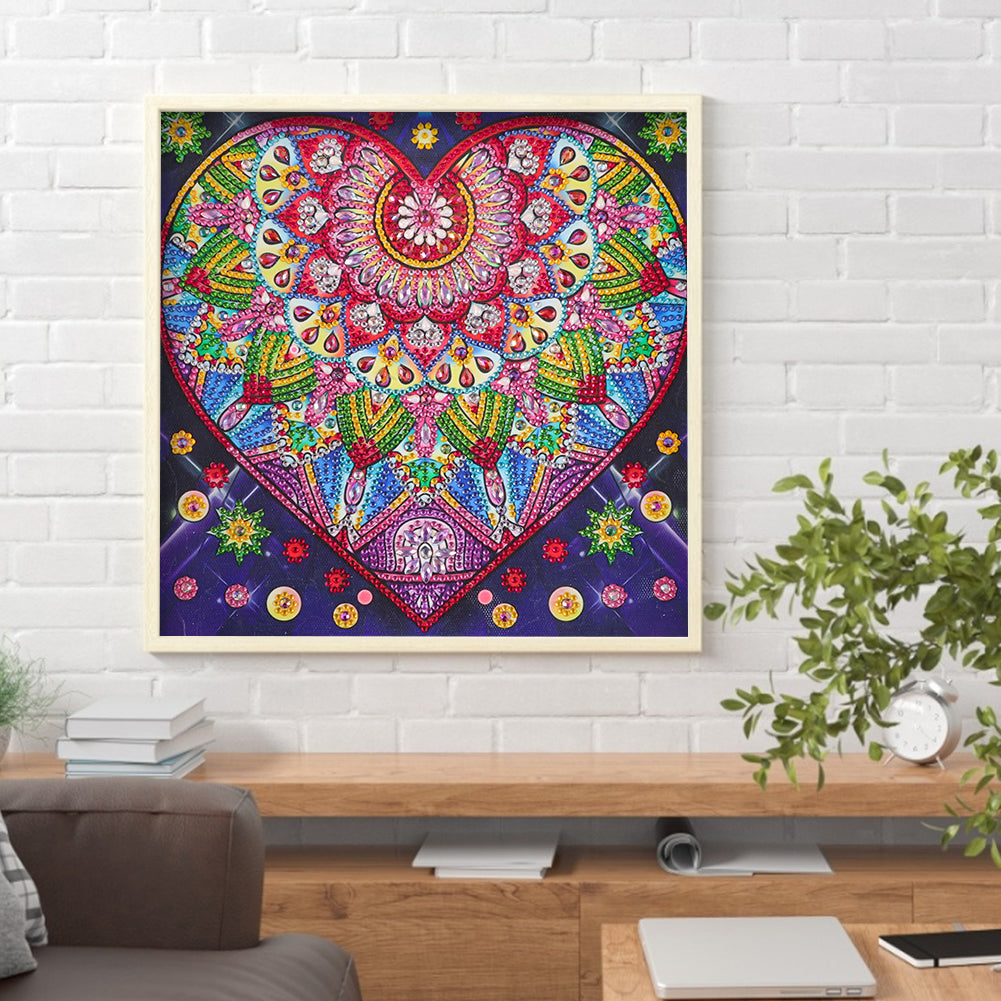 Heart - Special Shaped Drill Diamond Paiting 30*30CM