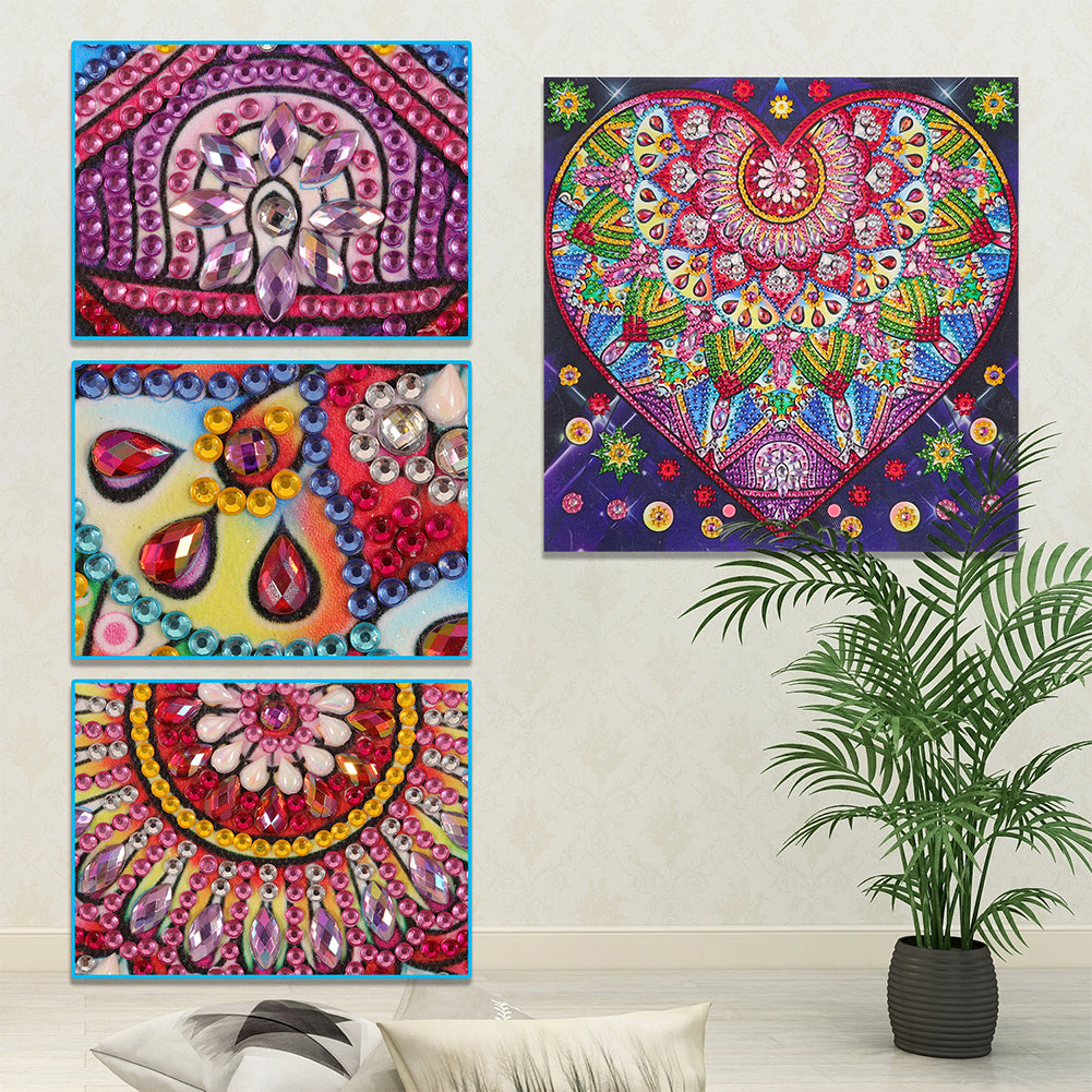 Heart - Special Shaped Drill Diamond Paiting 30*30CM