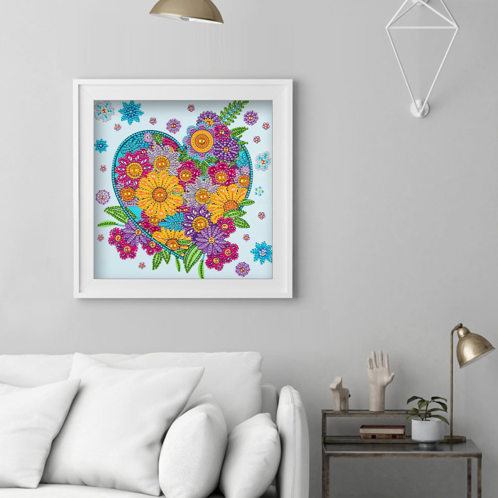 Heart - Special Shaped Drill Diamond Paiting 30*30CM