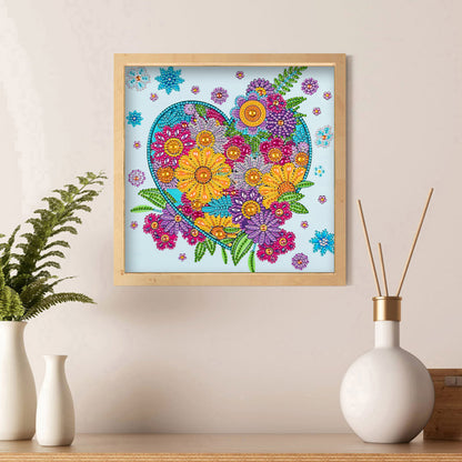 Heart - Special Shaped Drill Diamond Paiting 30*30CM
