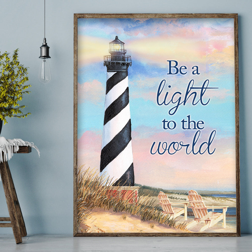 Lighthouse - Full Round Drill Diamond Painting 30*40CM
