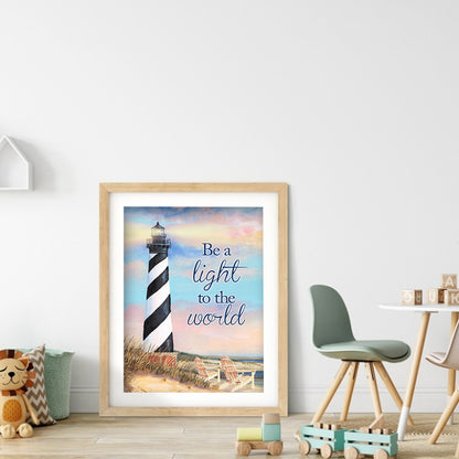 Lighthouse - Full Round Drill Diamond Painting 30*40CM