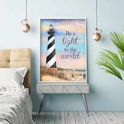 Lighthouse - Full Round Drill Diamond Painting 30*40CM