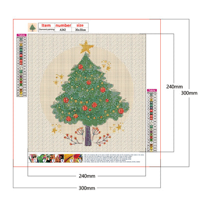 Fruit Tree - Full Round Drill Diamond Painting 30*30CM