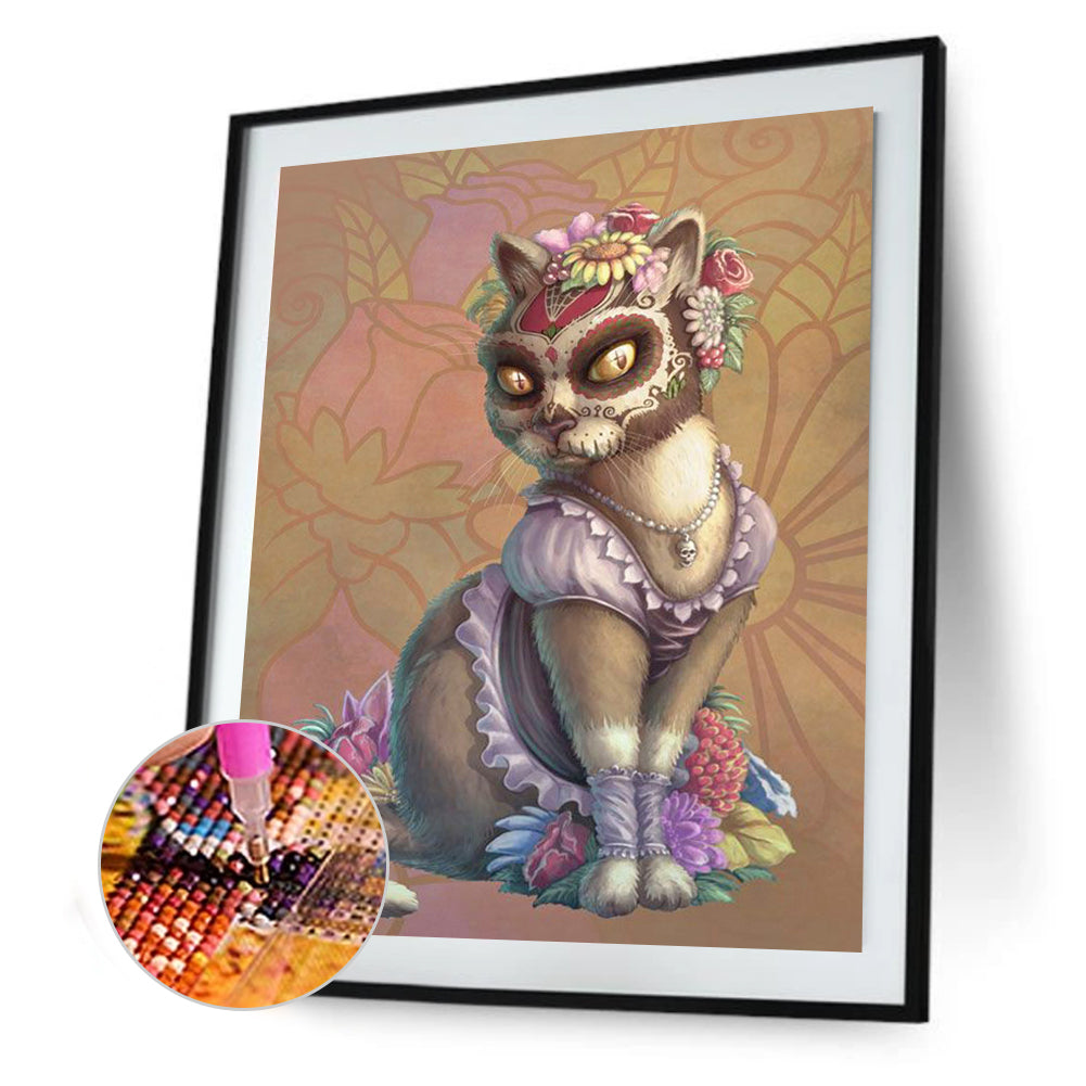 Royal Cat - Full Round Drill Diamond Painting 30*40CM