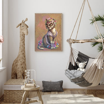 Royal Cat - Full Round Drill Diamond Painting 30*40CM